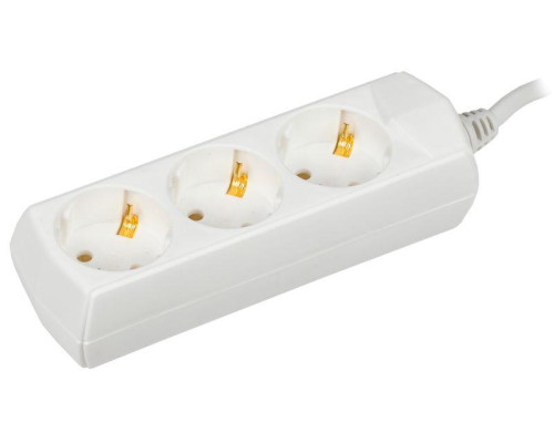 Удлинитель 3х1.5м с заземл. 10А IP20 У03 2P+PE 250В 3х1 GENERICA WYP10-10-03-D15-Z-G
