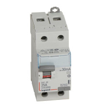 Выключатель дифференциального тока (УЗО) 2п 25А 30мА тип AC DX3 Leg 411504
