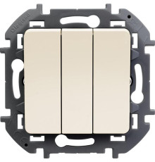 Выключатель 3-кл. Inspiria 20А IP20 250В 10AX механизм сл. кость Leg 673641