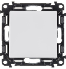 Механизм переключателя 1-кл. СП Valena Life 10А IP20 250В 10AX с лиц. панелью безвинт. зажимы бел. Leg 752406