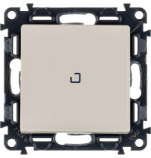 Выключатель 1-кл. СП Valena Life 10А IP20 250В 10AX с подсветкой с лиц. панелью механизм сл. кость Leg 752510