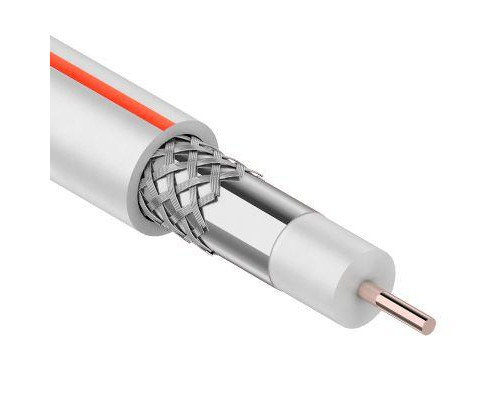 Кабель SAT 50M+CCS/Al/Al 64х0.12 75 Ом бухта Б (Red Line) (м) PROCONNECT 01-2401-2