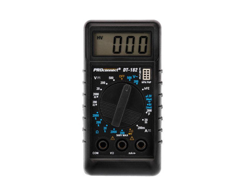 Мультиметр портативный М-182 (DT-182) PROCONNECT 13-3014
