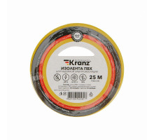 Изолента ПВХ 0.13х19мм 25м желт. Kranz KR-09-2202