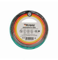 Изолента ПВХ 0.13х19мм 25м зел. Kranz KR-09-2203