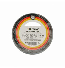 Изолента ПВХ 0.13х19мм 25м сер. Kranz KR-09-2208