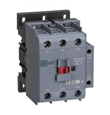 Контактор КМ-102 3п 95А 1НО+1НЗ 230В AC DEKraft 22010DEK