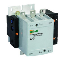 Контактор КМ-103 150А 220В AC3 1НО+1НЗ DEKraft 22152DEK