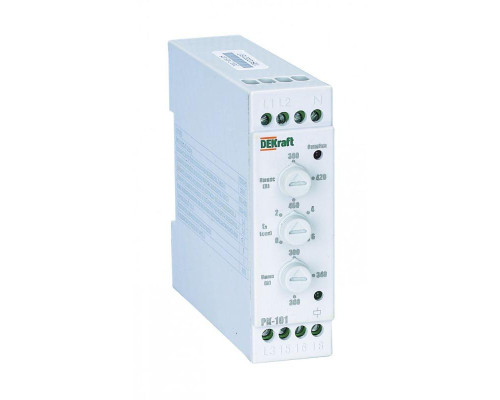 Реле контроля фаз РК-101 380В тип 02 DEKraft 23301DEK