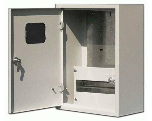 Корпус учетный навесной ЩРУН-1/12 400х300х160 1ф 12мод. IP31 метал. DEKraft 30401DEK
