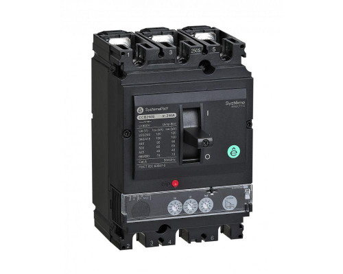 Выключатель автоматический SYSTEMEPACT CCB100 36кА 3P3D S2.2 100А рычаг SE SPC100F10022L3DF